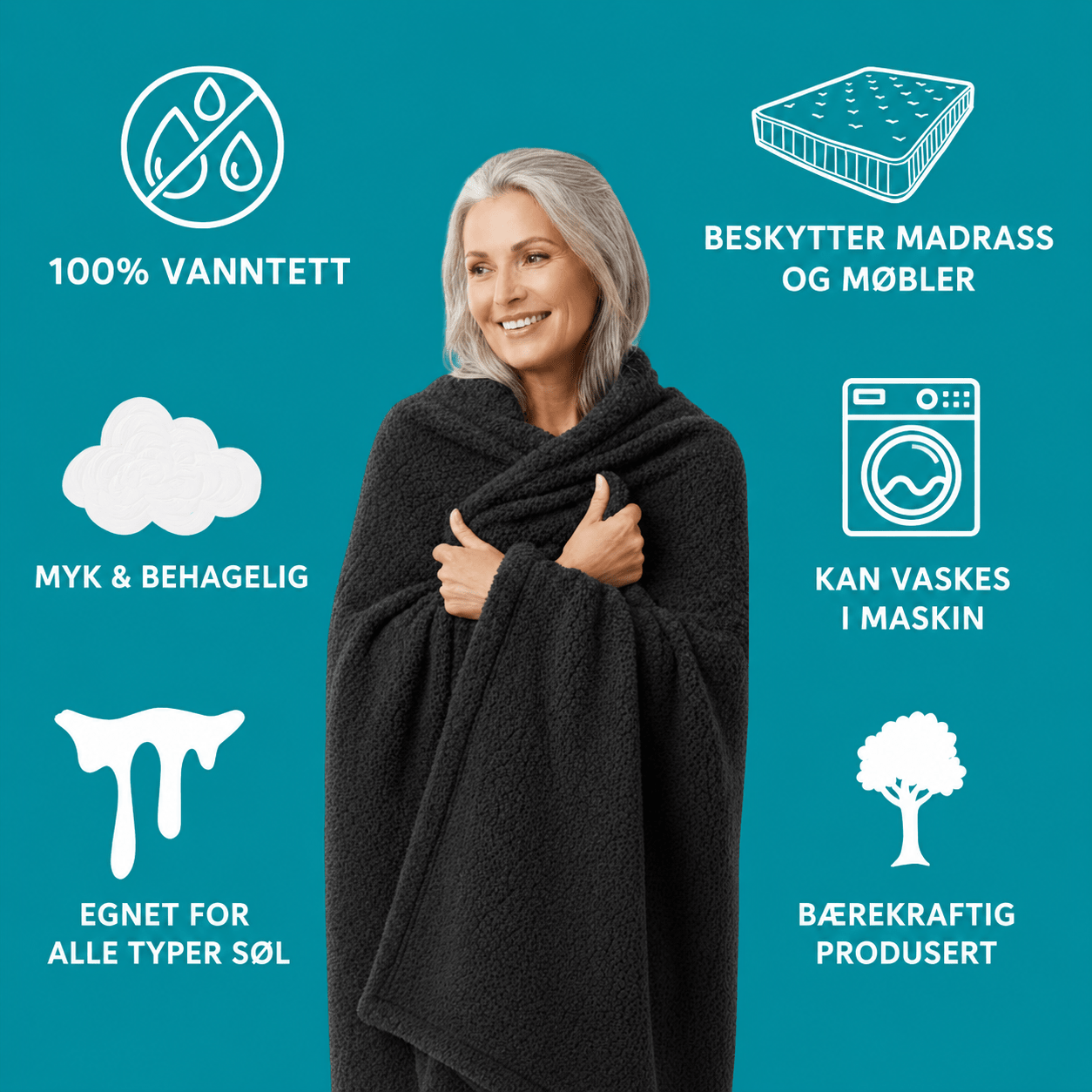 Vanntett Intimitetsteppe™ - Cerrano Ber